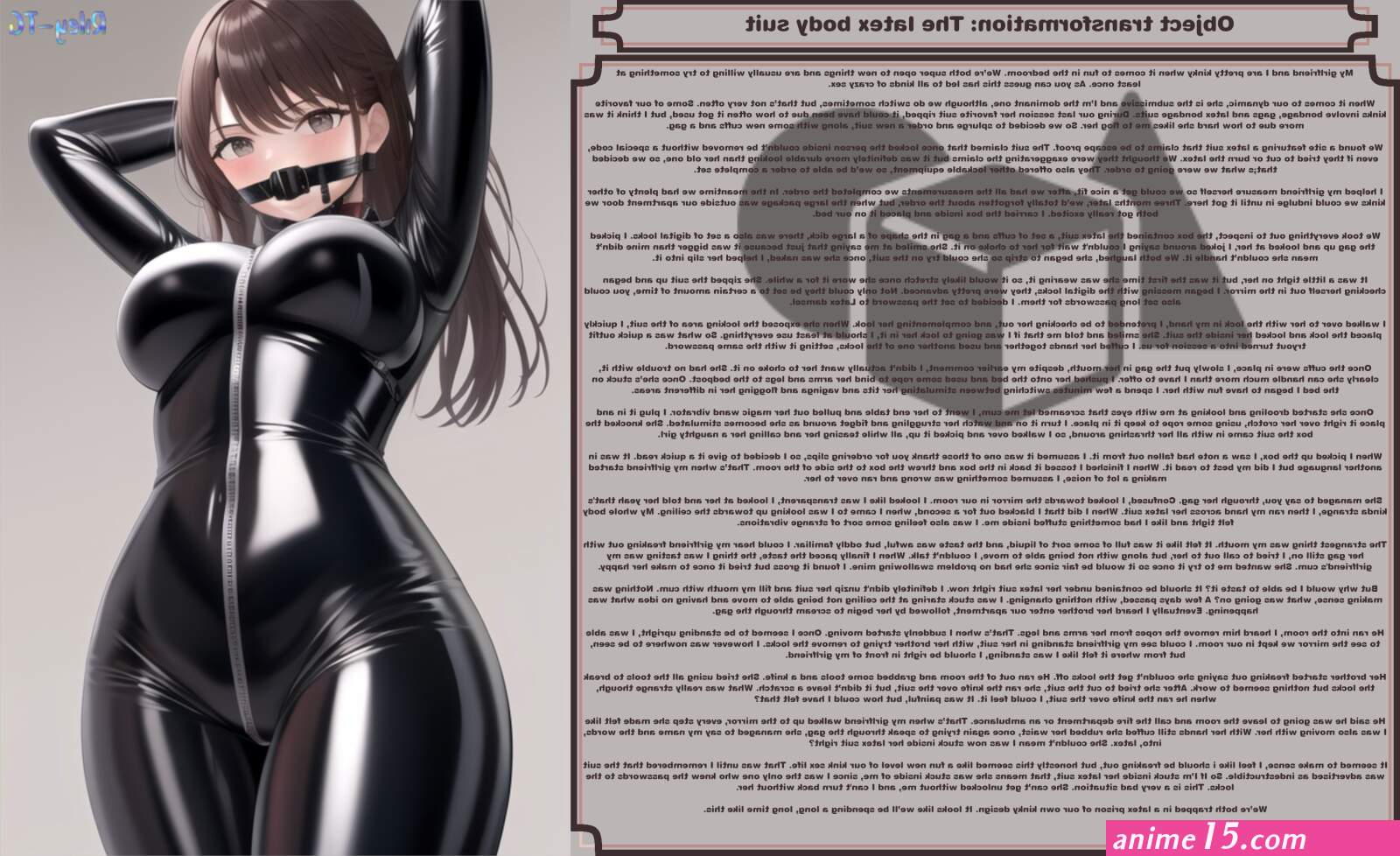 Object transformation The latex body suit by Riley-TG on DeviantArt