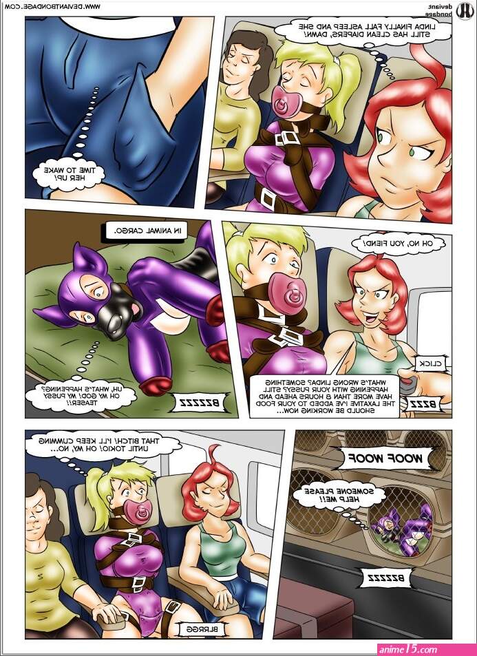 Latex Sissy Bondage Cartoon