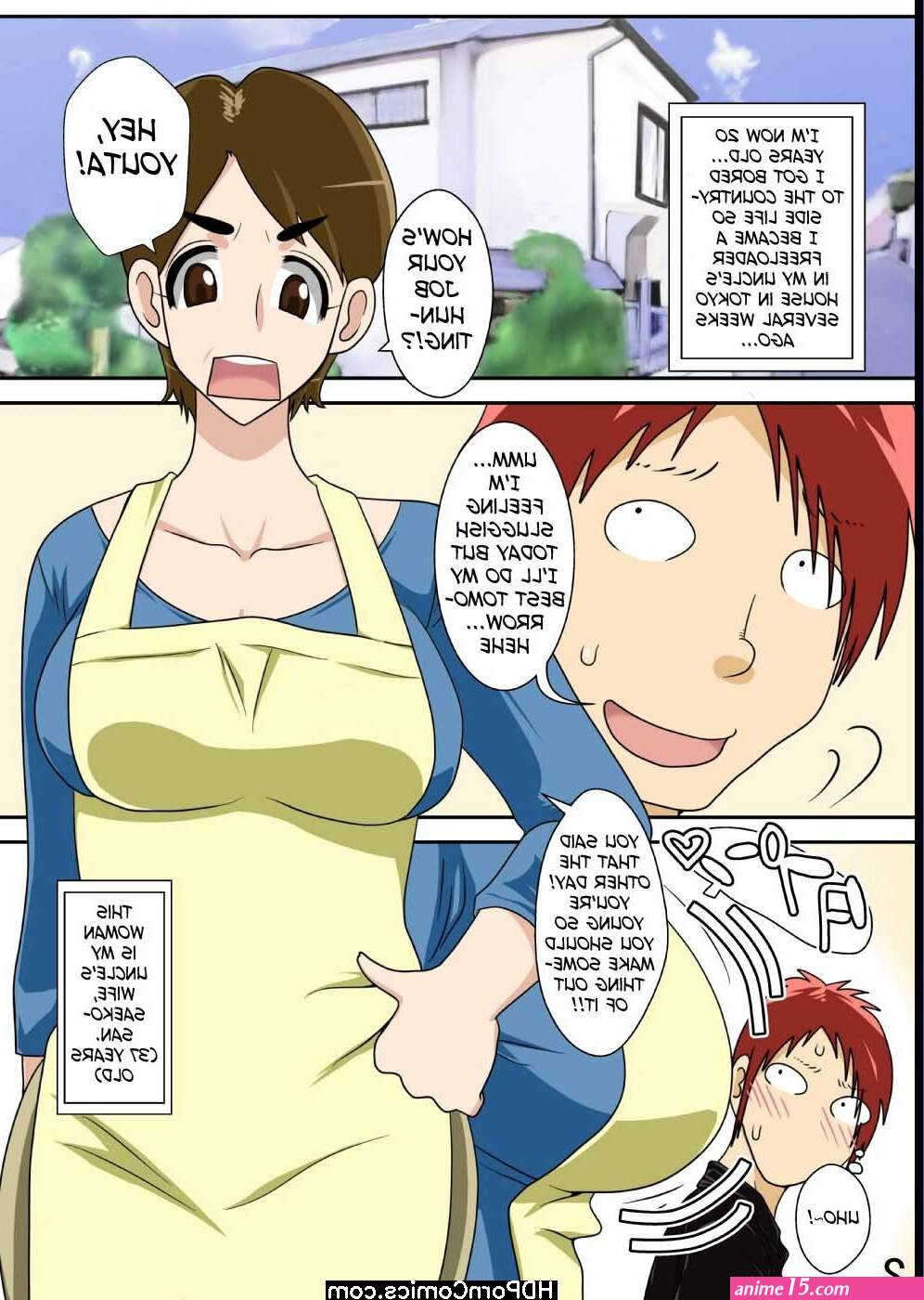 Freeloadin Aunt Fucker Cartoon Porn Comic