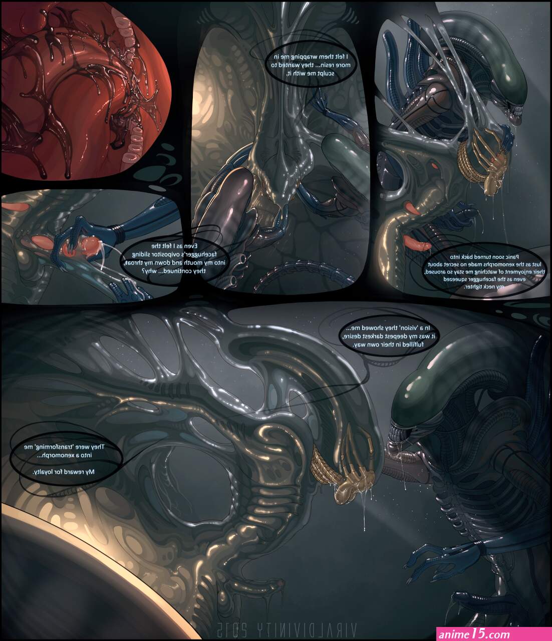 Alien Facehugger Porn Comic
