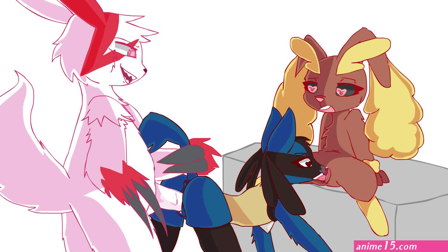 Post 1829147: animated Lopunny Lucario Porkyman undersfw Zangoose