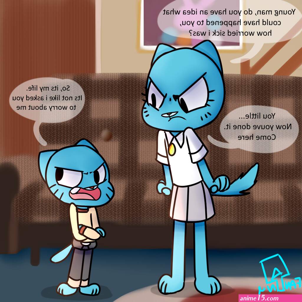 Nicole Spanks Gumball Part 1 by damntohell0 Submission