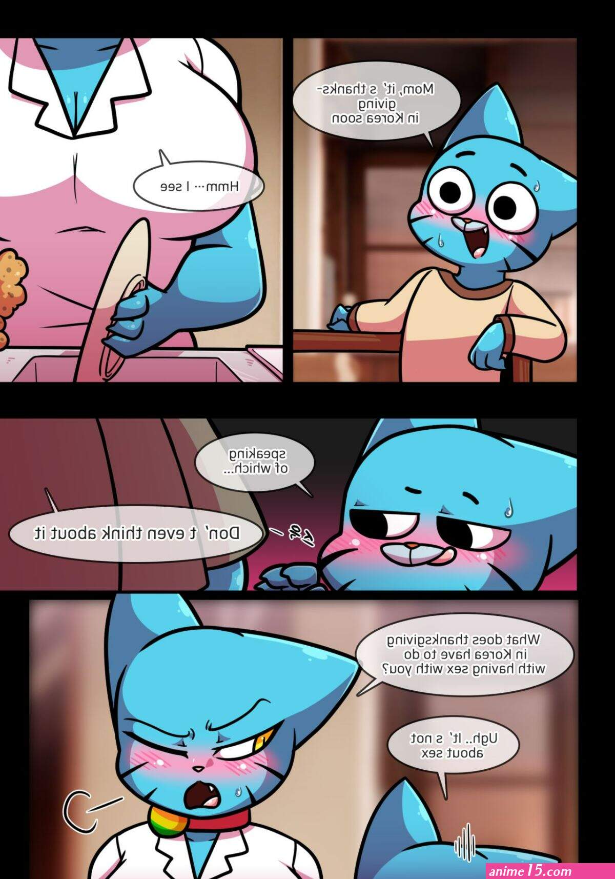 Lusty World of Nicole: Thanksgiving Christmas The Amazing World of Gumball Wherewolf