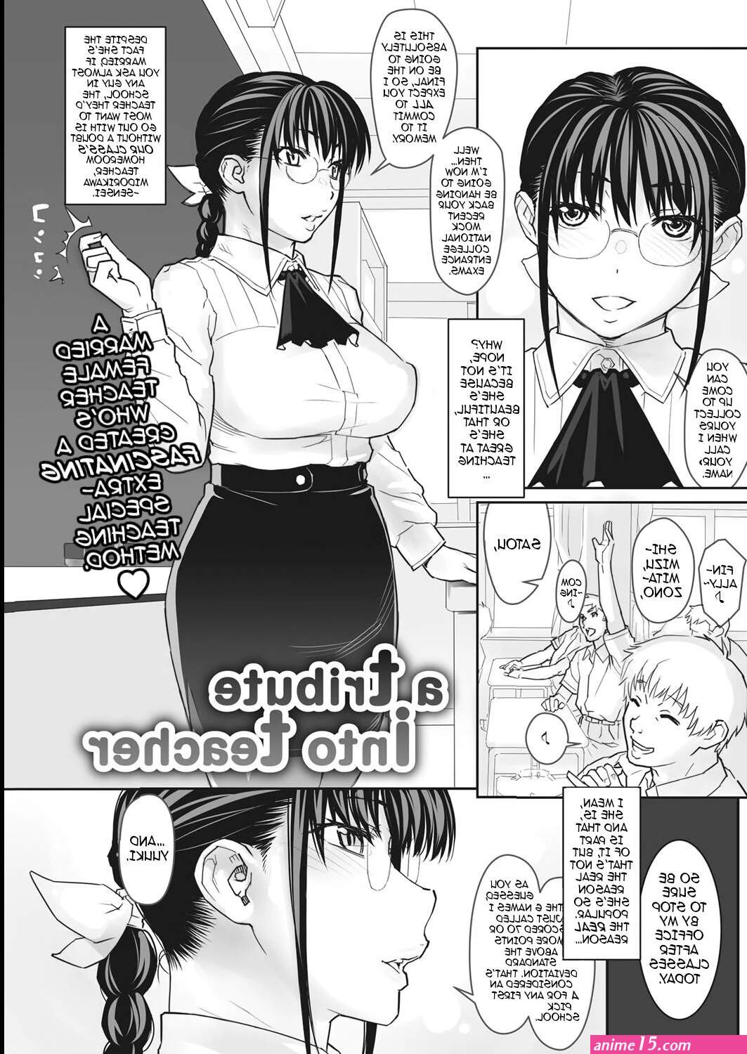 A Tribute Into Teacher Kiriyama Taichi Porn Comic