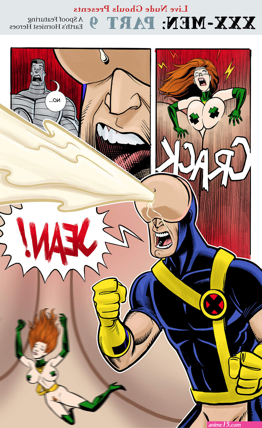 XXX-Men Part 9: A Live Nude Ghouls Spoof Comic
