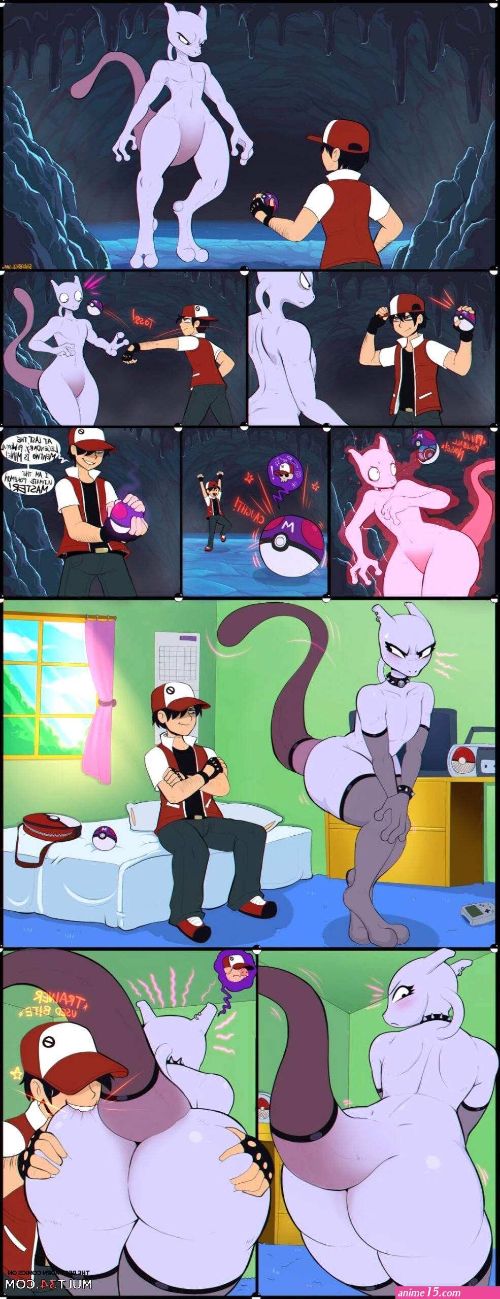 Mewtwo Shadbase gay porn comic