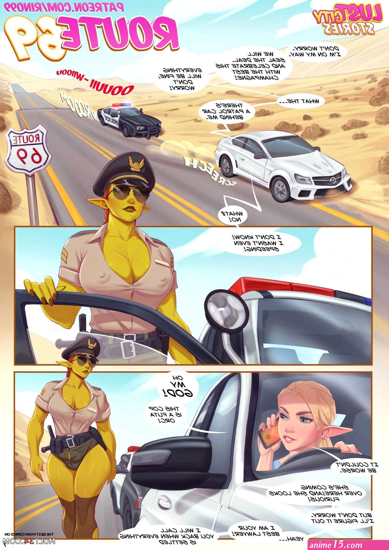 Route69 Shemale porn comic