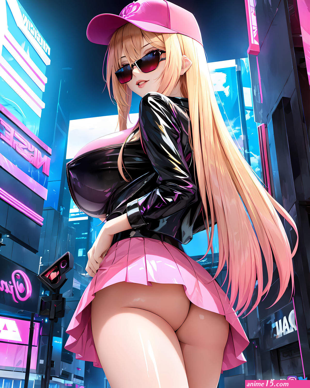Upskirt Anime Girl by helio-ci on DeviantArt