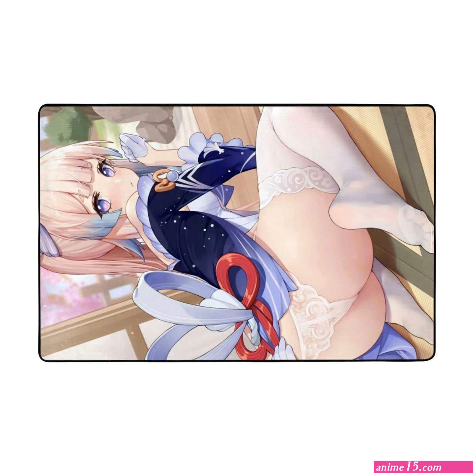 Amazon.co.jp: Original God Komin Rug White Tights Pants Anime-Style MoE 39.4 x 59.1 inches 100 x 150 cm Large Size Fluffy Texture Stylish Soft Anti-Slip Washable Color Wont Fade No Pilling All :