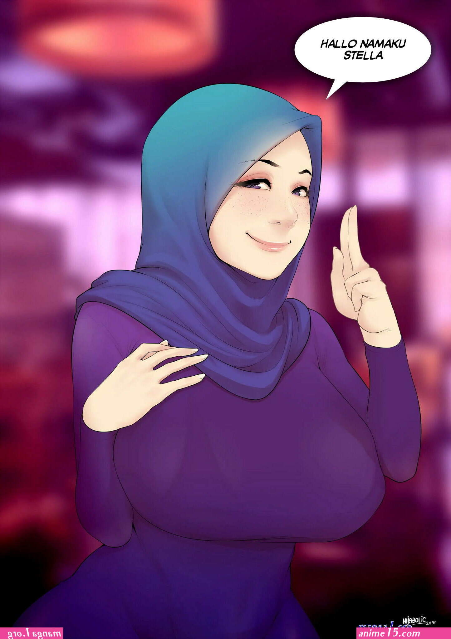 Komik hijab toket gede