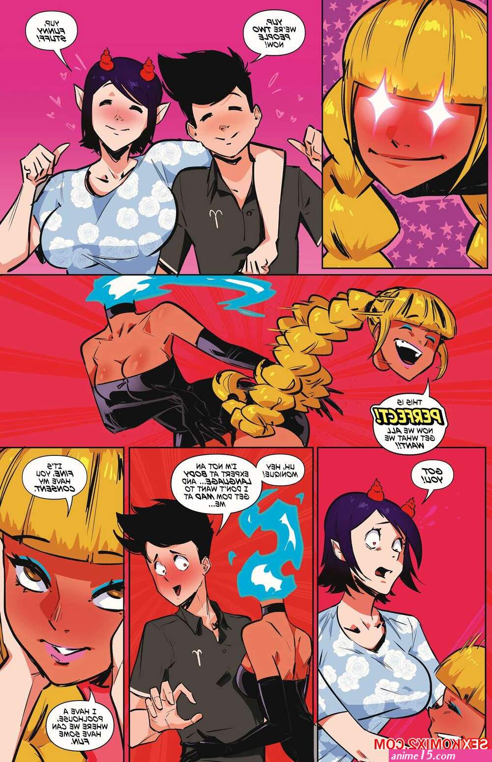 Porn comic Monster Girl Academy. Chapter 17. Worky Zark. Sex comic busty beauty monsters