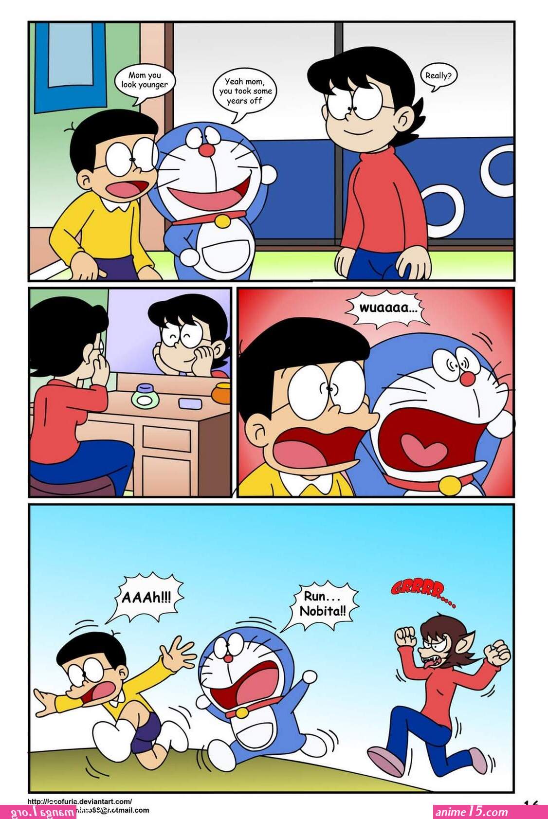Nobita mom porn comics