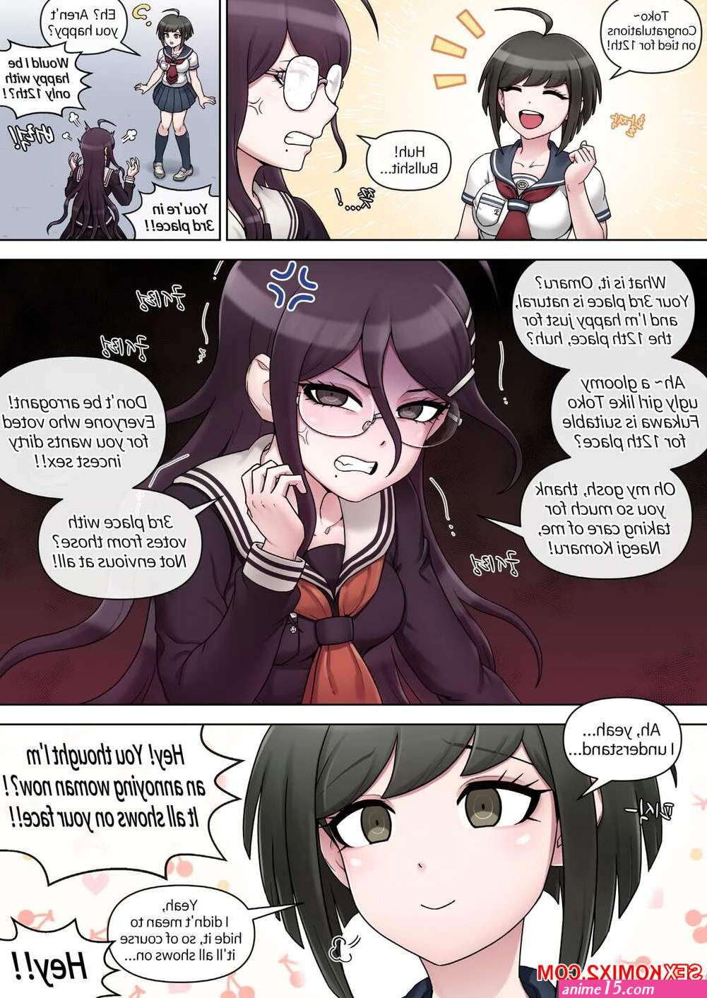 Porn comic Toko Fukawa. Mackgee Sex comic busty beauty decided