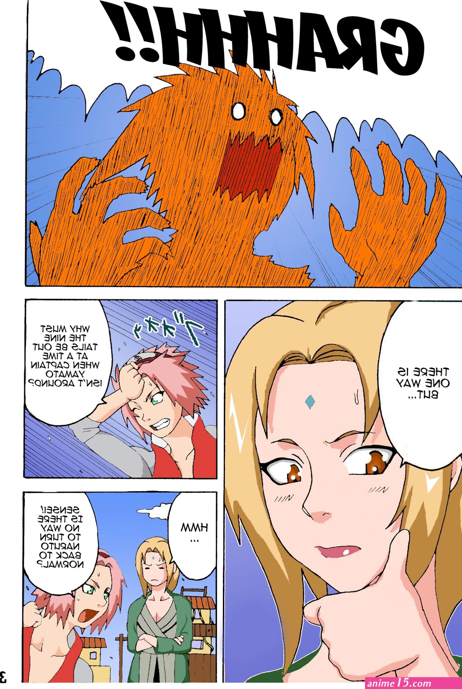 Tsunades Sexual Therapy Porn comic Rule 34 comic Cartoon porn comic