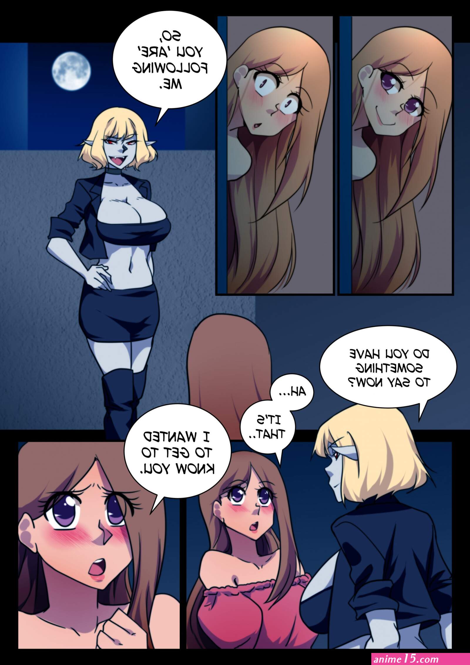Conversation With A Vampire Porn comic Rule 34 comic Cartoon porn comic