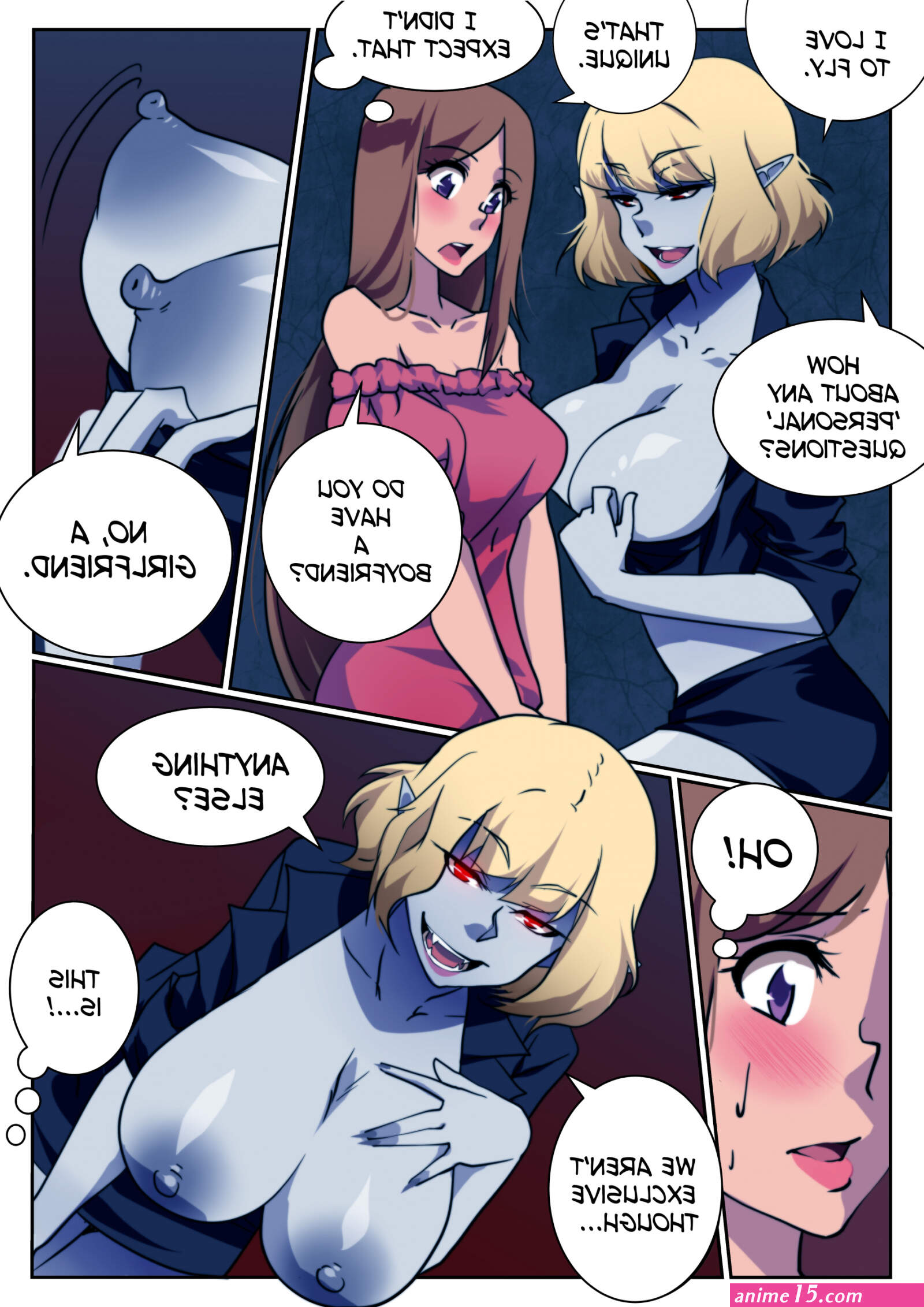 Conversation With A Vampire Porn comic Cartoon porn comics Rule 34 comic
