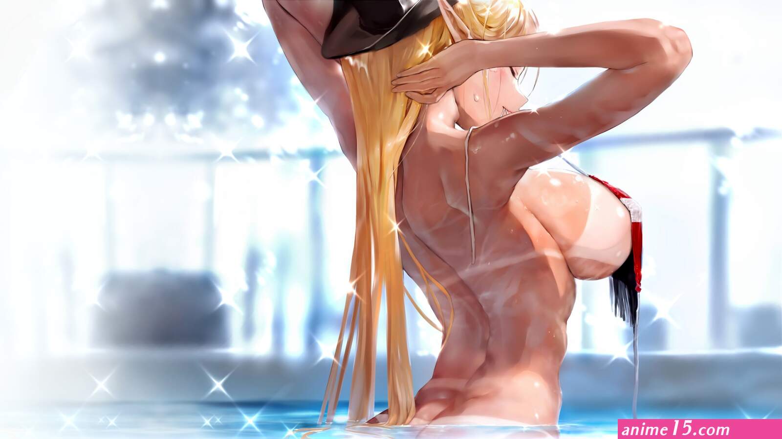 Wallpaper : anime girls big boobs blond hair clothing leg Sense muscle photo shoot 1920x1080