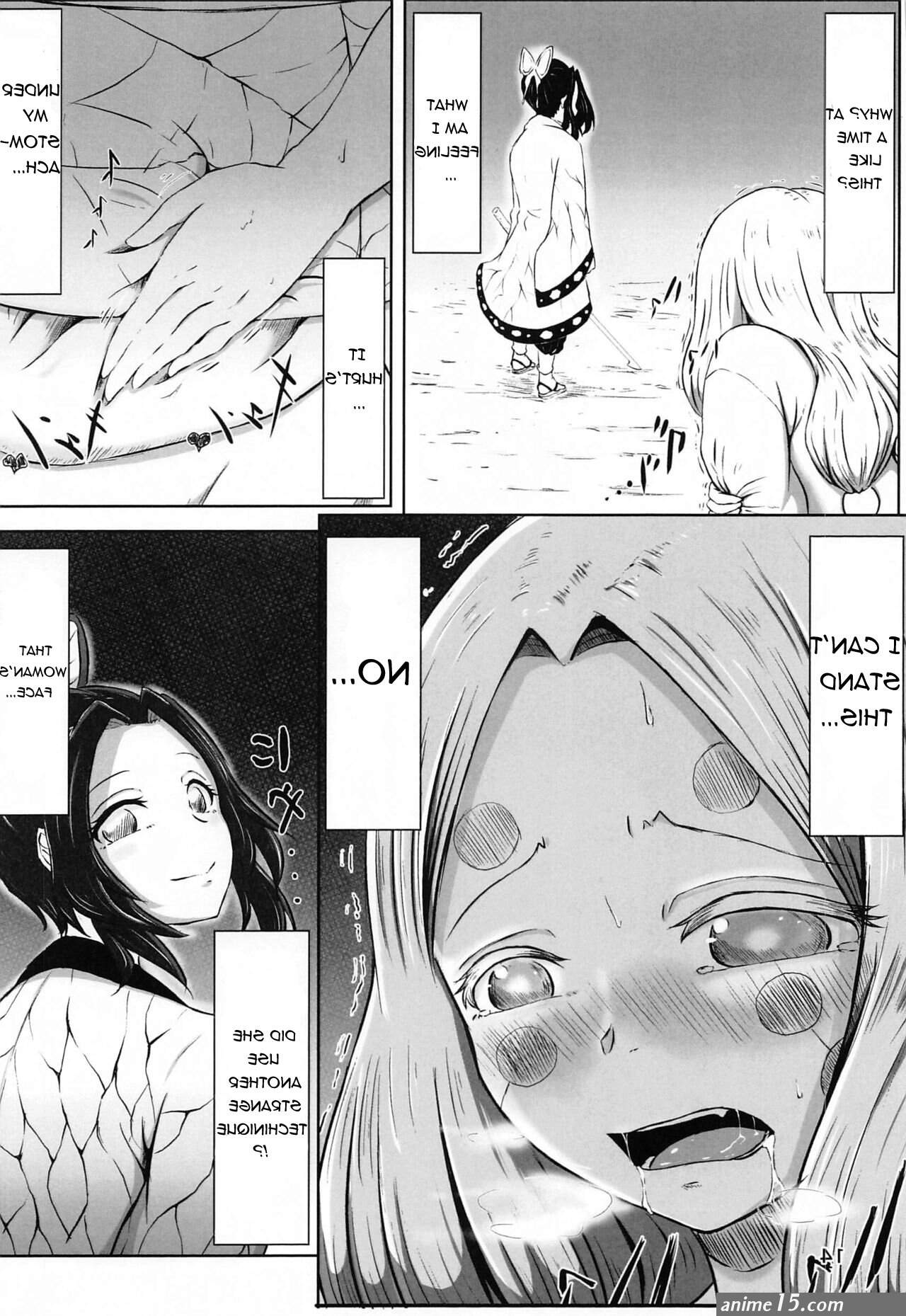 Lesbian Breathing comic porn