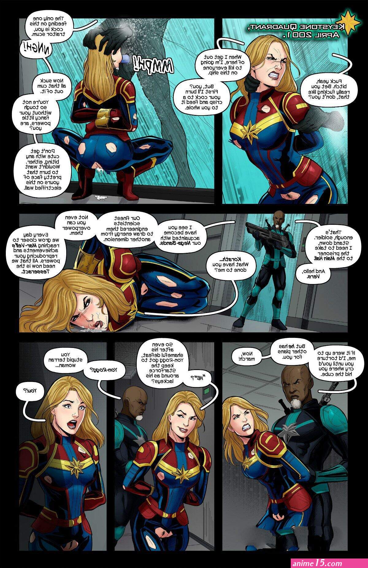 Porn comic Captain Marvel Accused PornKomix
