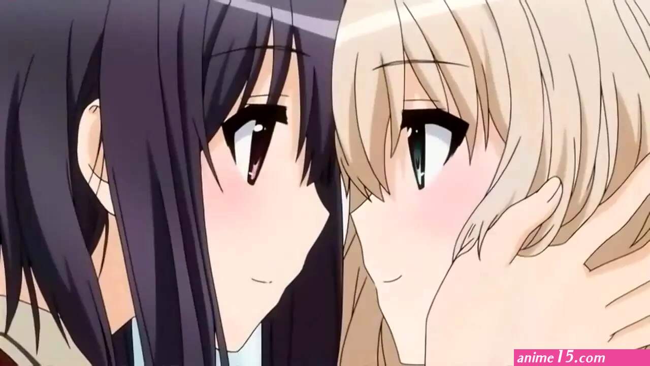 Attractive cuties make love in uncensored anime lesbian porn