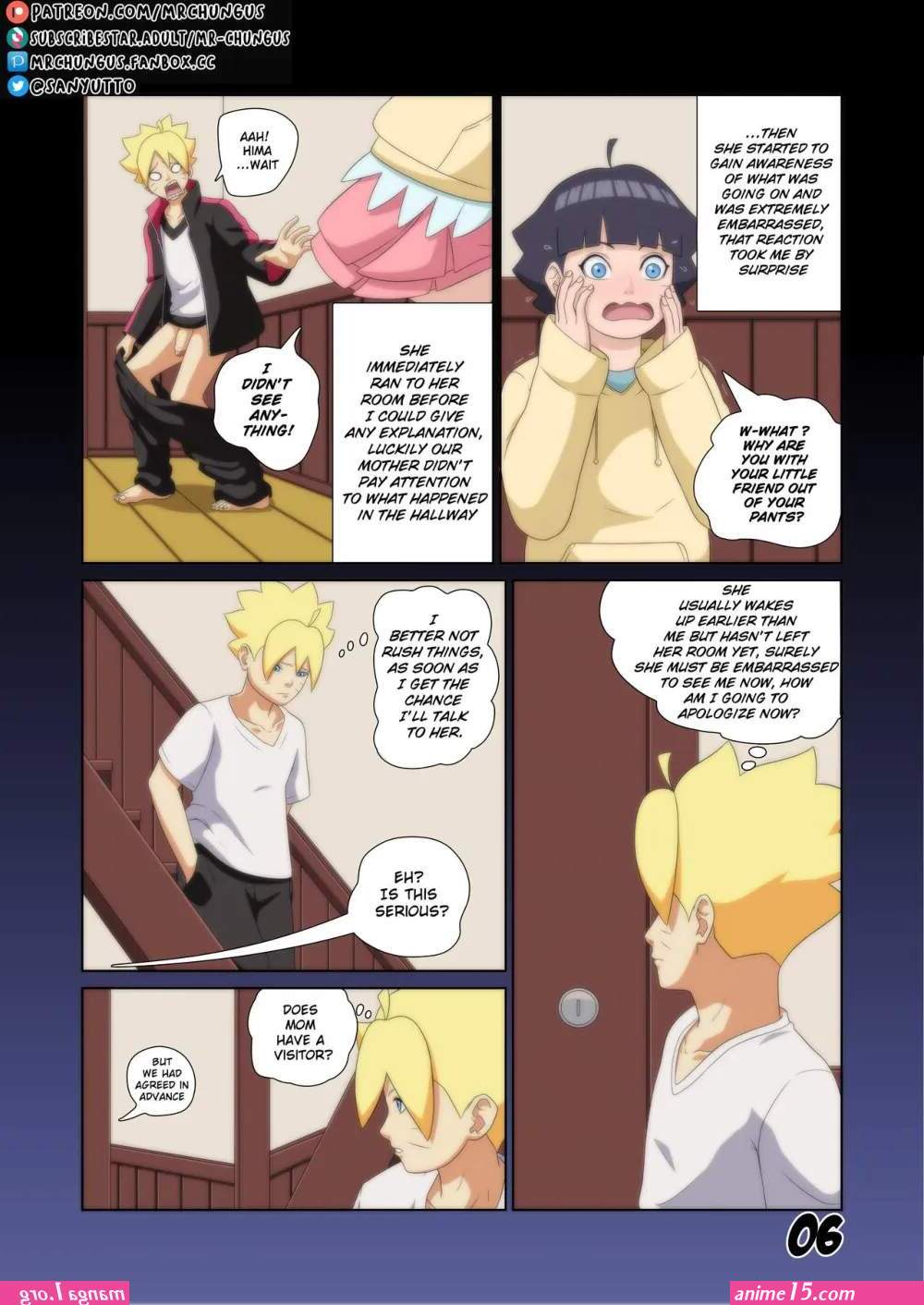 Boruto x himawari hentai manga