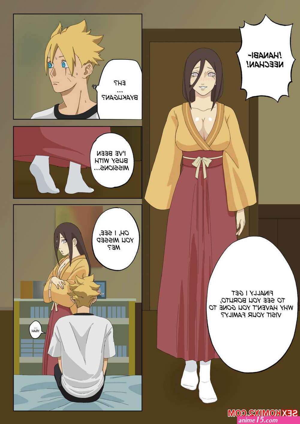 Porn comic The Way of Pervert Ninja. Boruto Sex comic boy decided to