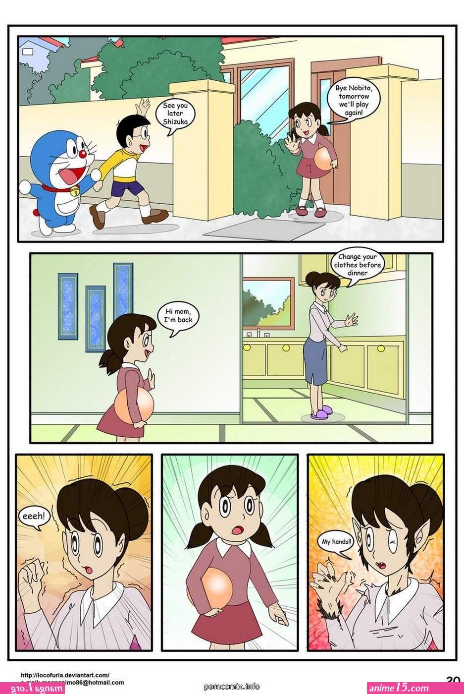 Porn manga nobita and mom