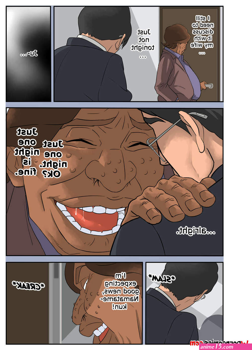 Porn comic Wife with a strong sense of justice NTR manga Sex comic MILFs husband is
