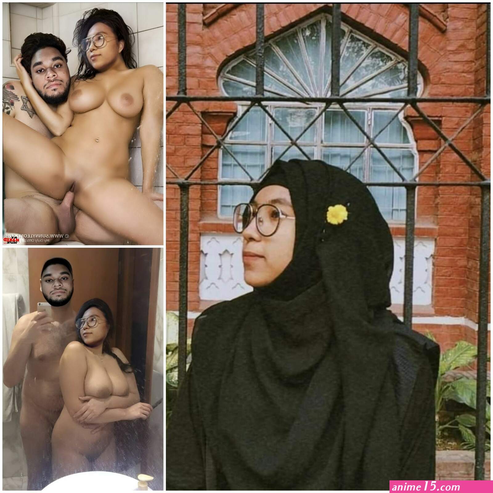Naked Muslim Girl Mousumi Maya with Her Hindu Bf