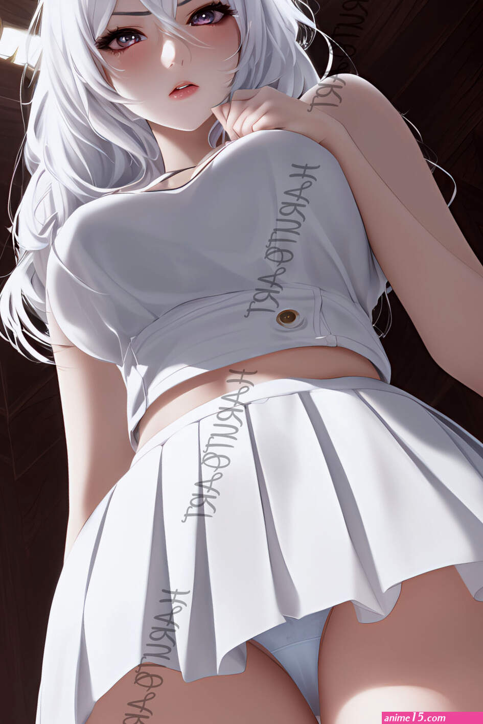 Upskirt Peek by HarutoArt on DeviantArt