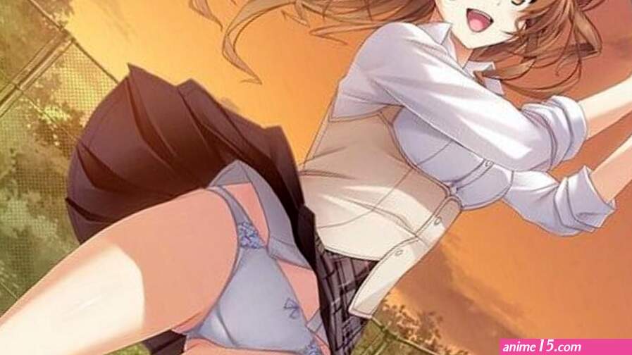 Anime sexy schoolgirls upskirt up shorts panties showing