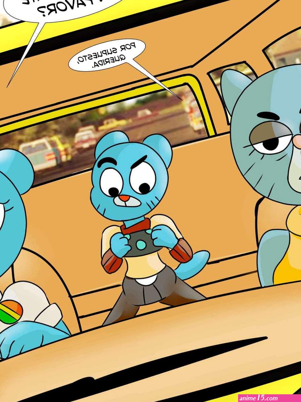 Gumball y su abuela Follando a escondidas