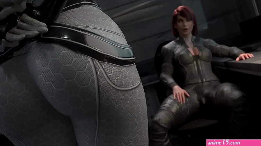Scifi futa babes having threesome sex in a 3d animated porn