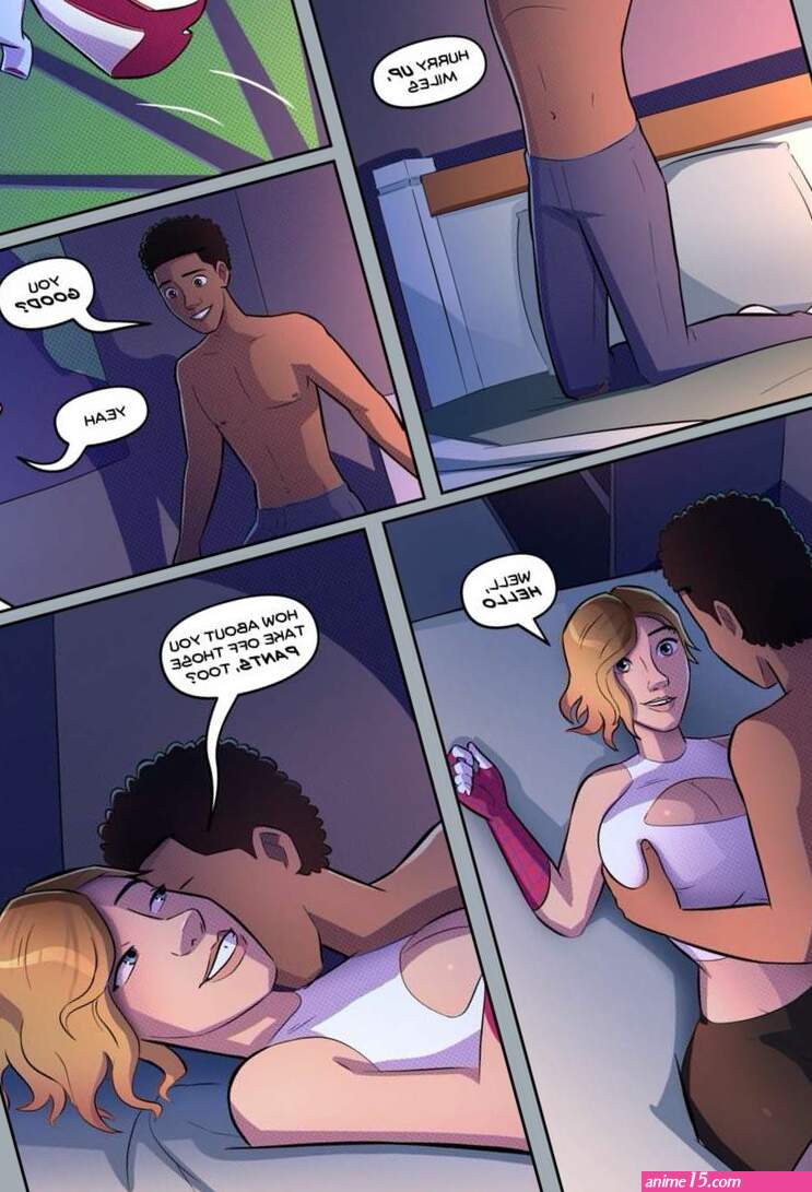 Porn comic Spider Verse 18. EmmaBrave Sex comic busty blonde played