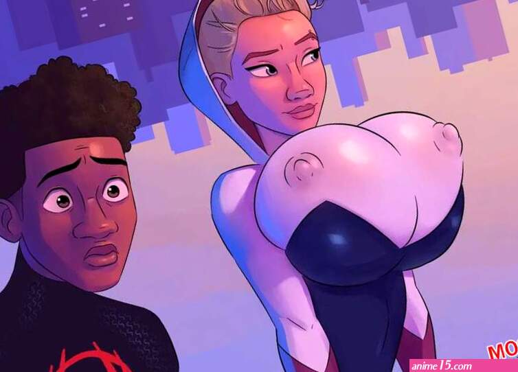 Porn comic Spiderverse 18. EmmaBrave Sex comic blonde Gwen went