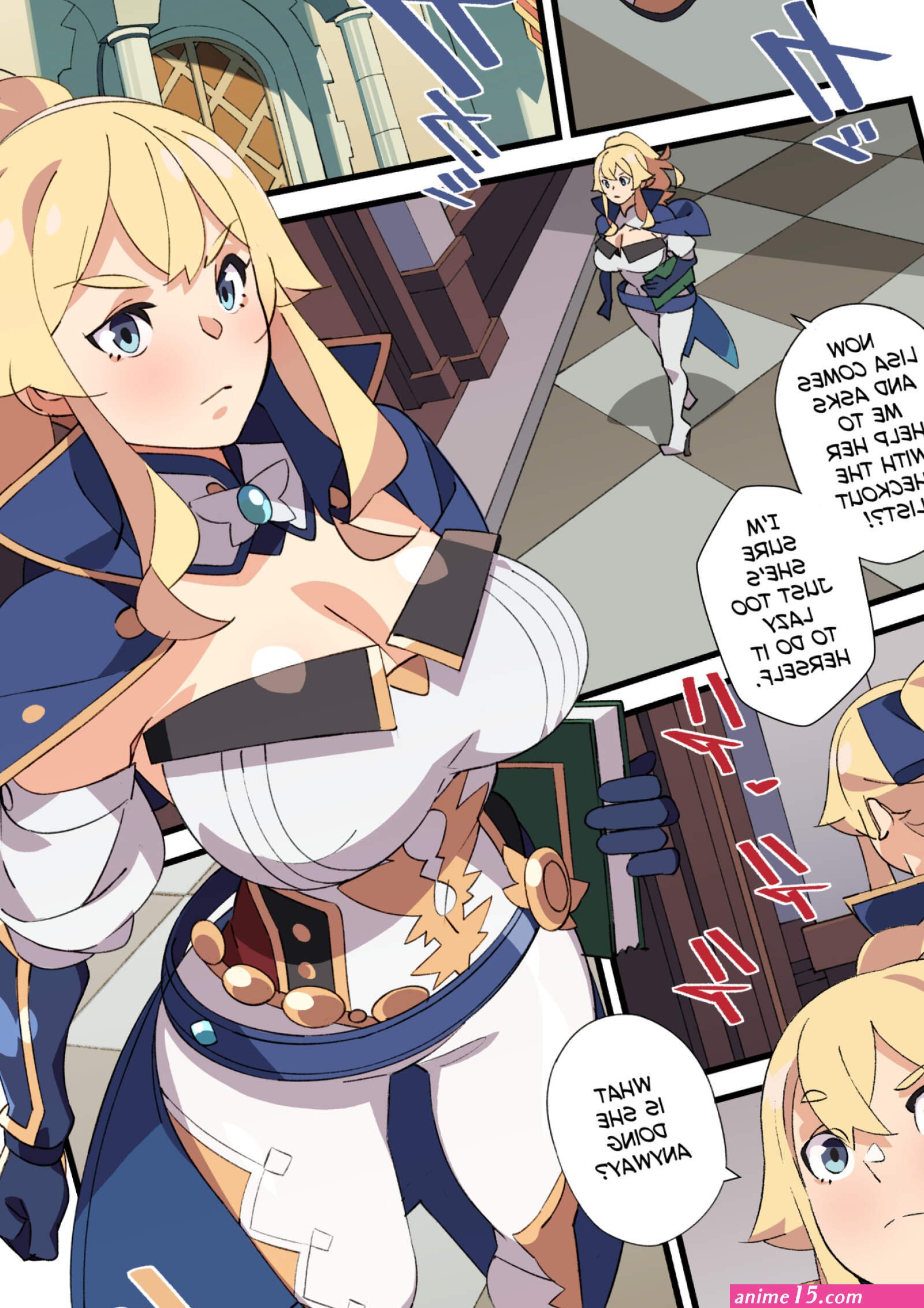 Genshin Impact LisaS SideQuest Porn comic Cartoon porn comics Rule 34 comic