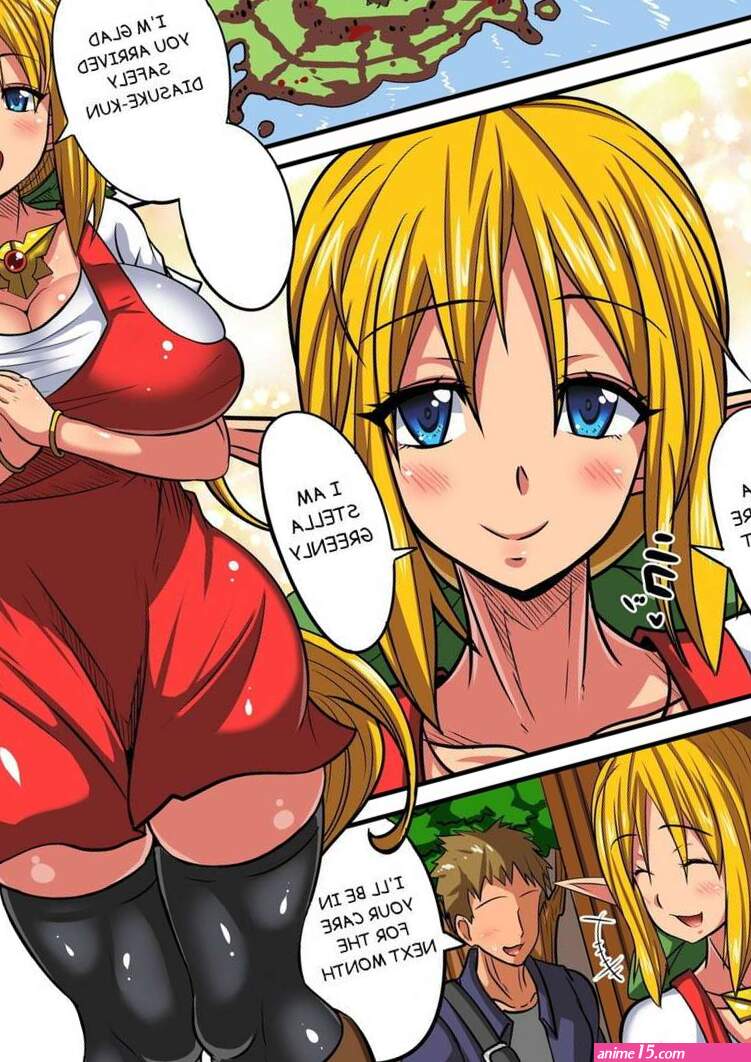 Porn comic Elf Oyako to Pakopako Ibunka Kouryuu. Part 1. Haneinu. Sex comic juicy elf with