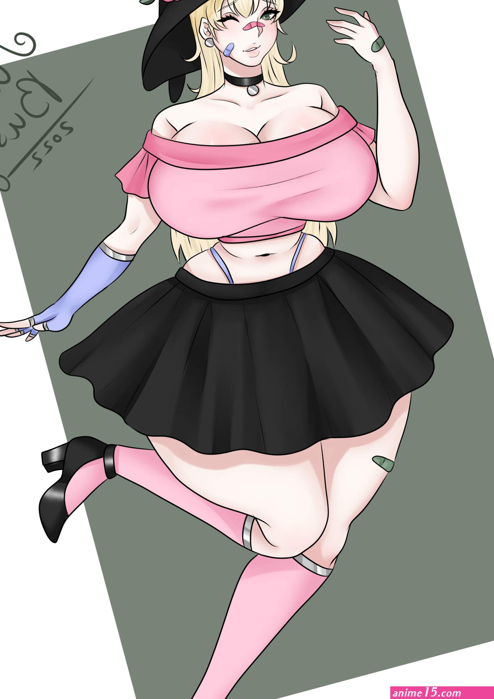 Miss Busty Comm. Open on X: This lady is still open for adoption v A clumsy witch Join my Patreon for uncensored art expansion versions and stories