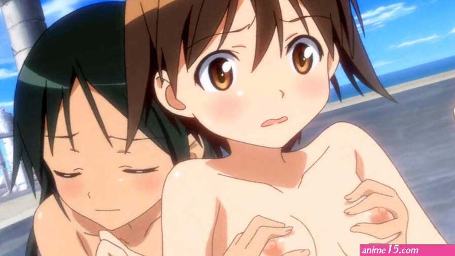 Anime Girls Grabbing Breasts From Behind