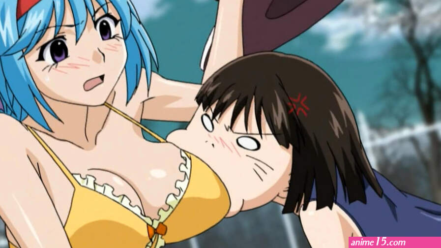 Yukari and Kurumu Breast Envy Screencap by TaHiroshi on DeviantArt
