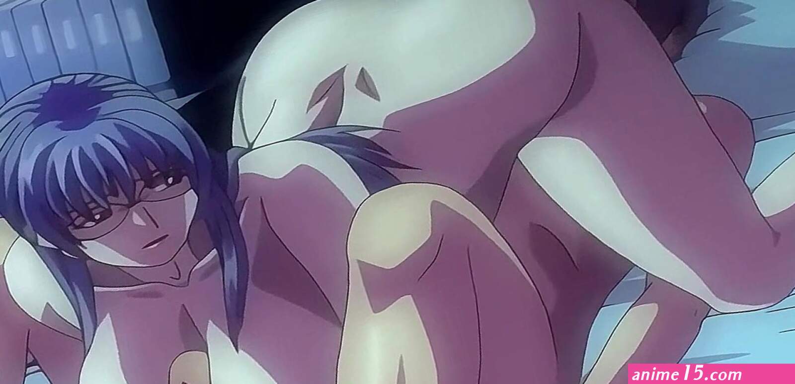 Curvy anime girl takes a hard cock in mouth and wet cunt