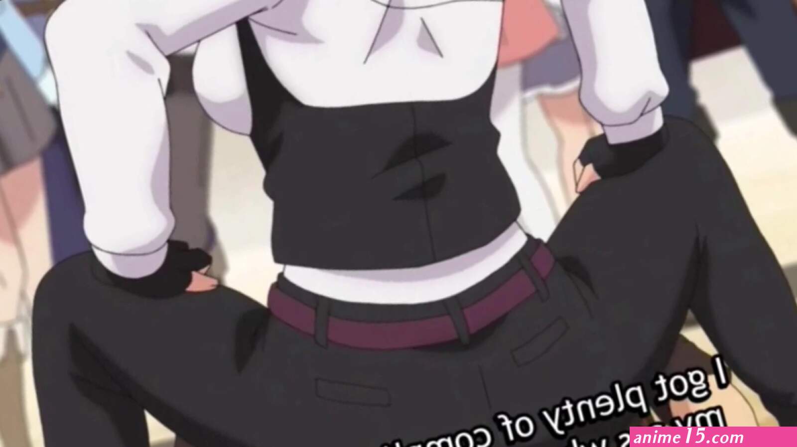 Facesitting anime