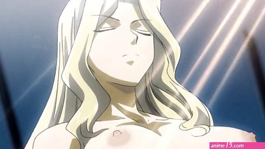 elizabeth mably freezing series freezing vibration animated animated gif anime screenshot 1girl blonde hair breasts closed eyes completely nude large breasts long hair navel nipples nude solo
