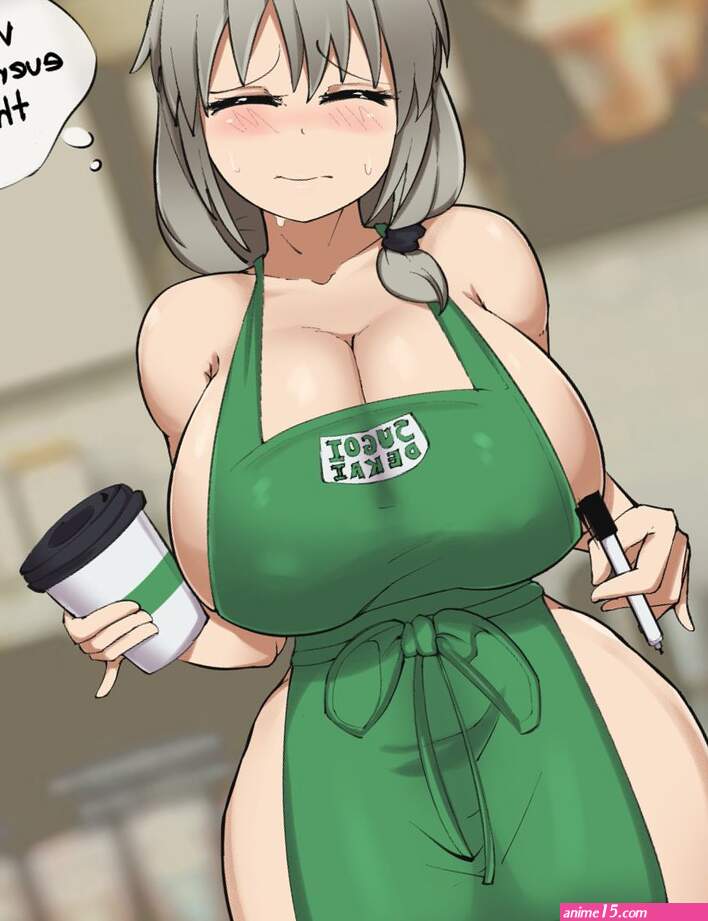 Sneaky on X: KAZcrimson Its a joke about adding breast milk to coffee starbucks coffee aprons look like this and the apron trend started for large breasted characters