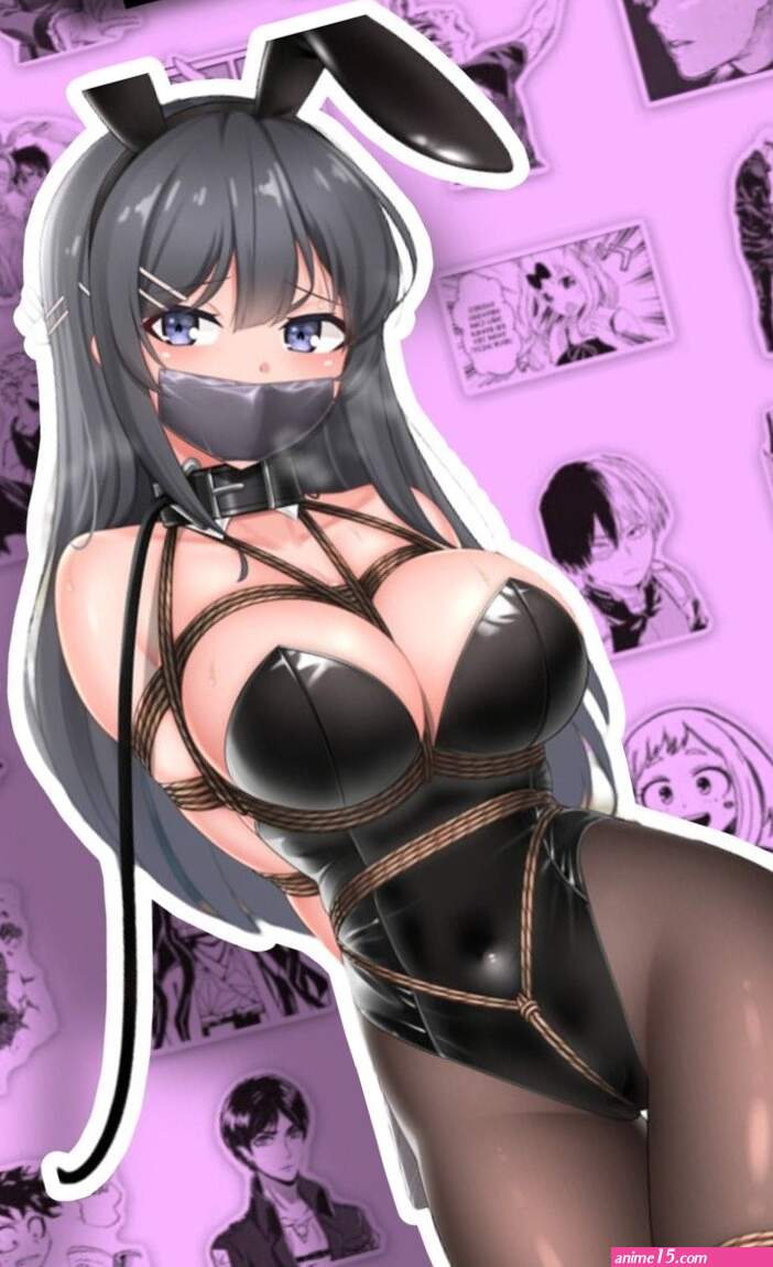 WAIFUSTICKERRS Bunny Bondage Anime Girl Car Stickers Decal Vinyl Sticker