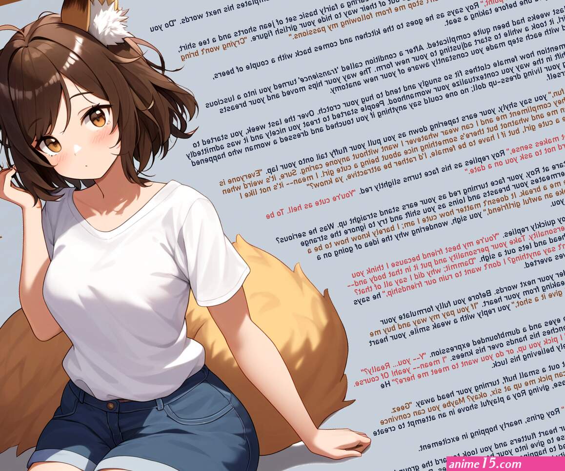 MTF fox girl caption