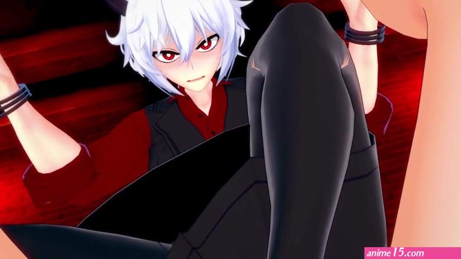 All Girls From Helltaker Give You a Footjob Hentai POV