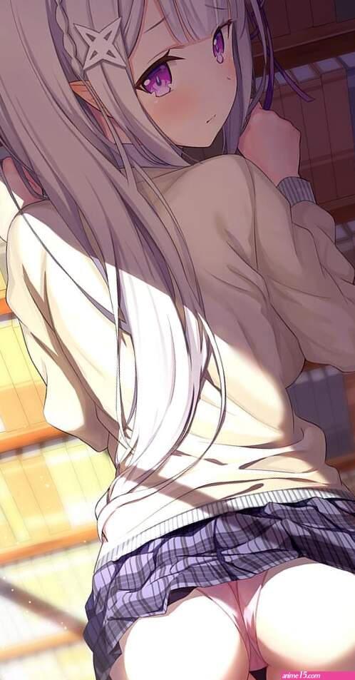 HD wallpaper: anime girls long hair ass