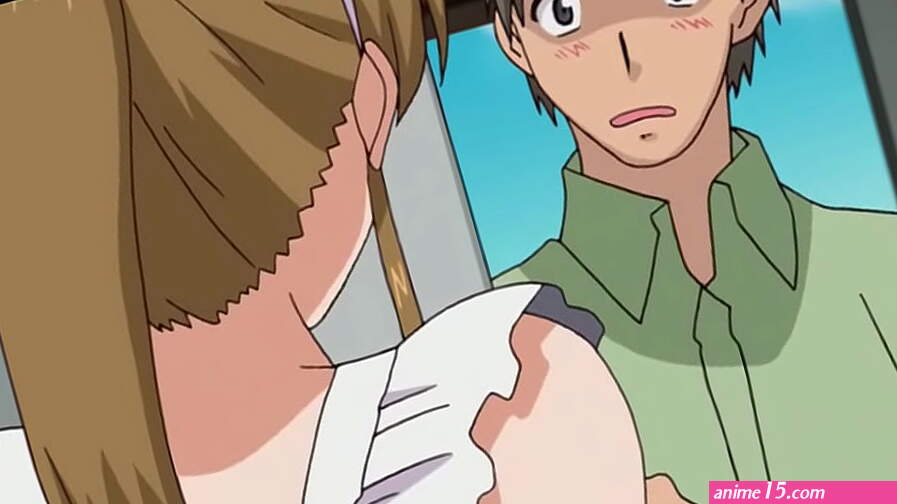 Modest anime girl in stockings enjoys fucking