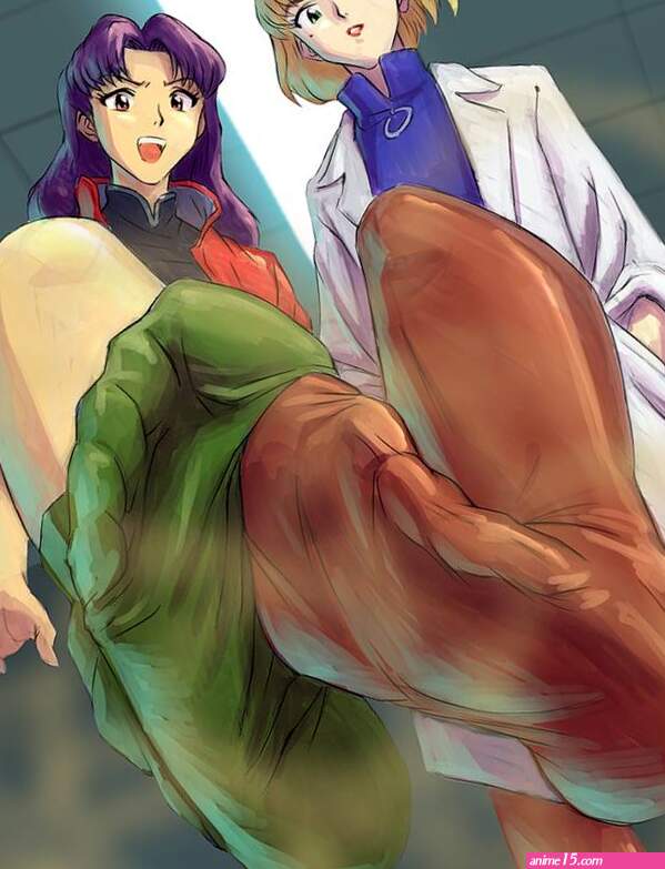 Katsuragi Misatos and Akagi Ritsukos Dirty Socks Feet